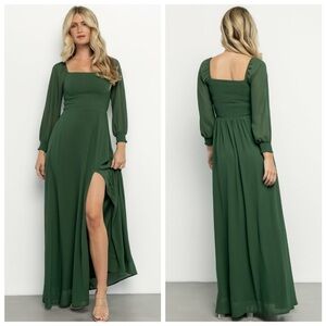 Baltic Born Giselle Evergreen Maxi Dress, Size Large